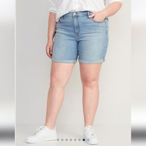 Mid-‎ Rise Jean Shorts